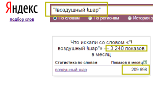 проверка частотности запросов в яндексе